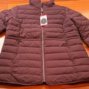 Nautica Women's Puffer Jacket - Rich Burgundy